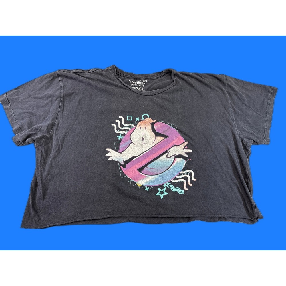 Loot Crate Ghostbusters Graphic Tee 3XL Black 100% Cotton Regular Fit Short Men